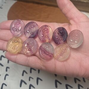 Candy Flourite  Rose Carving